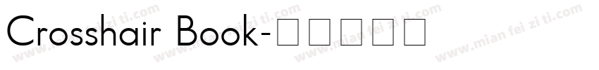 Crosshair Book字体转换